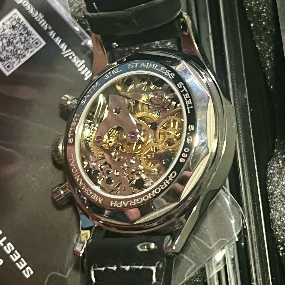 Sugess Panda V3 DIAL Chronograph Designer Luxury Watch - Picture 2 of 8